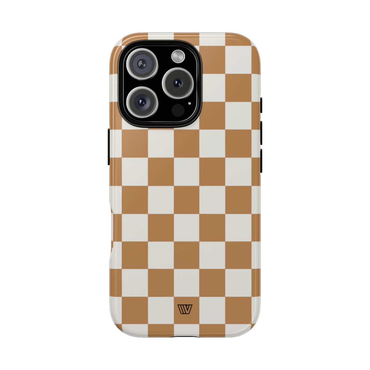 CHESTNUT CHECKERBOARD | Tough Phone Case