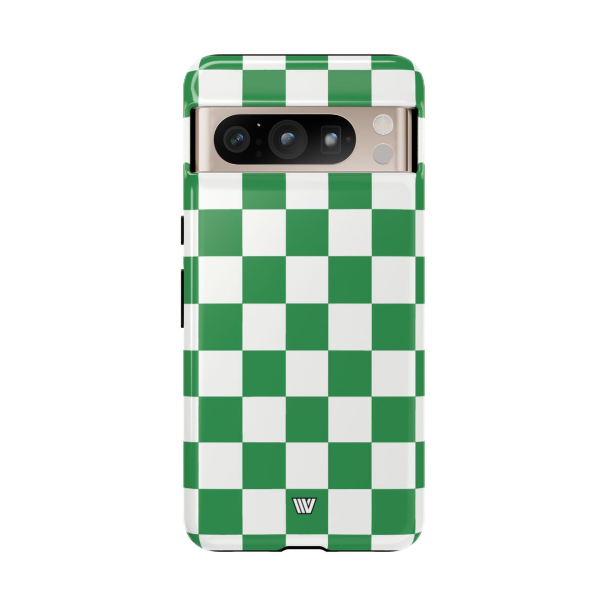 GREEN WHITE CHECKERBOARD | Tough Phone Case