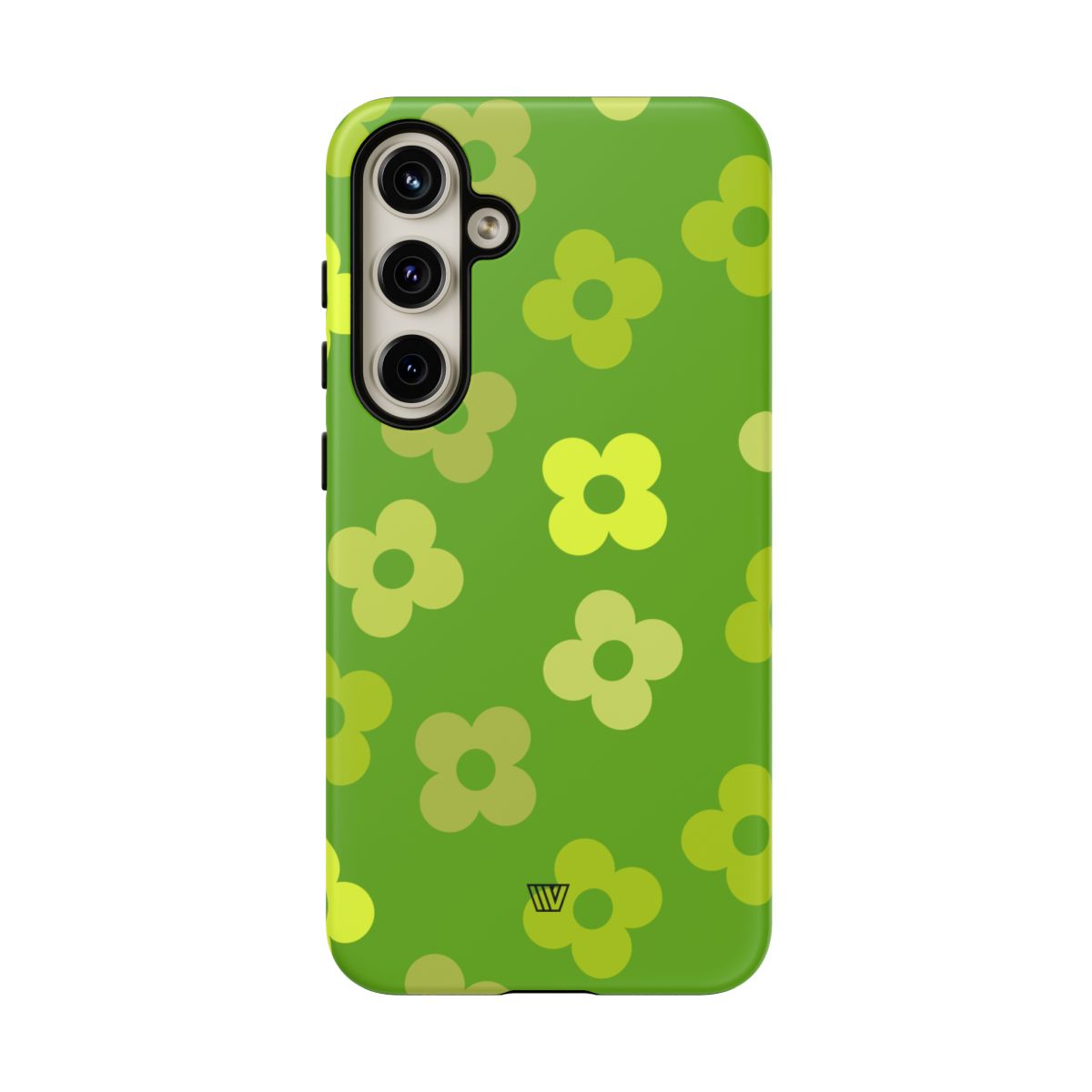 GREEN RETRO FLOWERS | Tough Phone Case